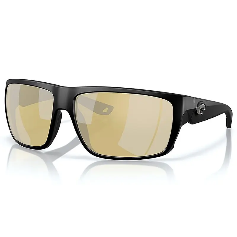 Offre Exclusive Lunettes polarisantes COSTA DEL MAR Fly line Matte black Sunrise silver mirror 580G