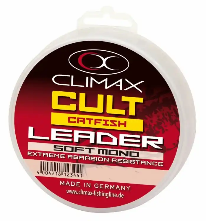 Meilleur Prix Bas De ligne Cult Catfish Leader Soft Mono 50m Climax