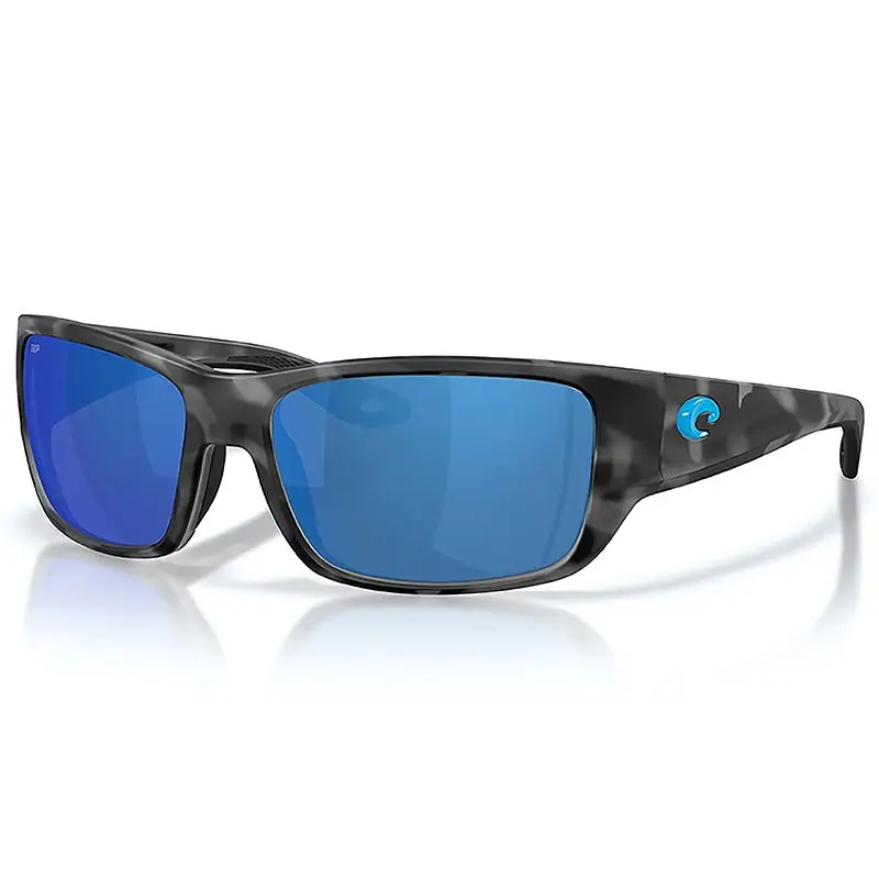 Lunettes polarisantes COSTA DEL MAR Schoolie Tiger shark matte Blue mirror 580P Nouveauté