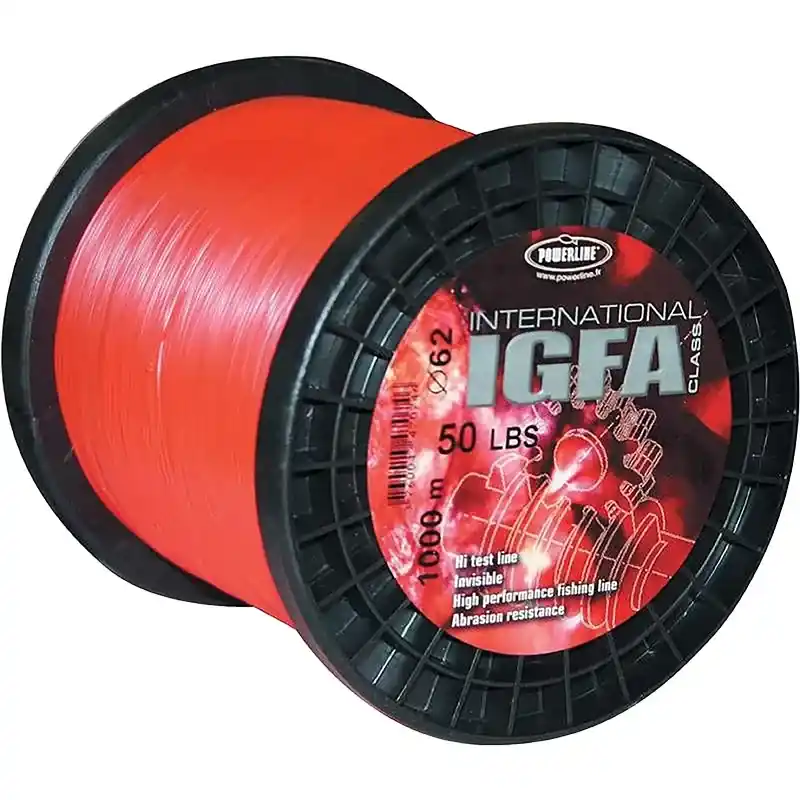 Nylon POWERLINE IGFA Rouge 1000m Prix Cassé