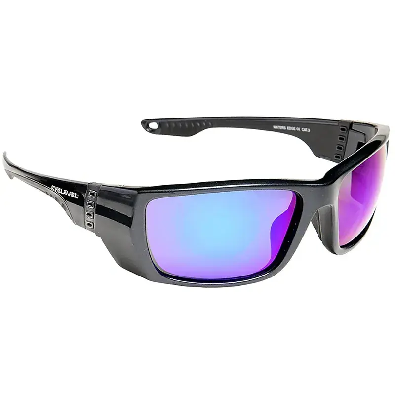 Lunettes polarisantes EYELEVEL Water edge Noires Bleues Authentique