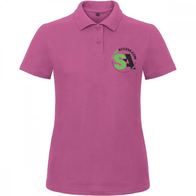 Polo Femme Girly Fuchsia Silure Access Quantité Limitée