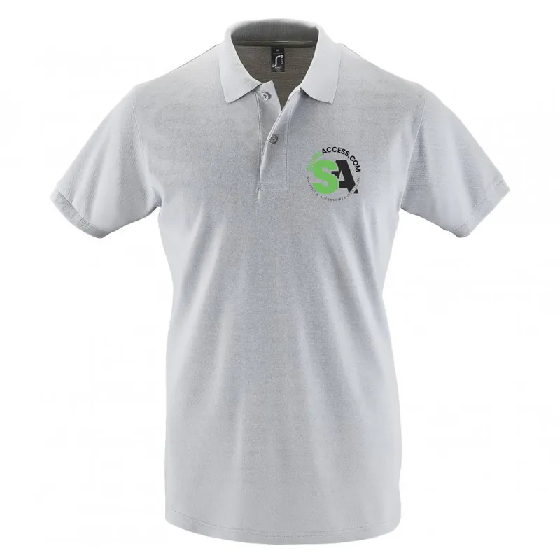 Polo Homme Perfect Gris Pur Silure Access Petit Prix