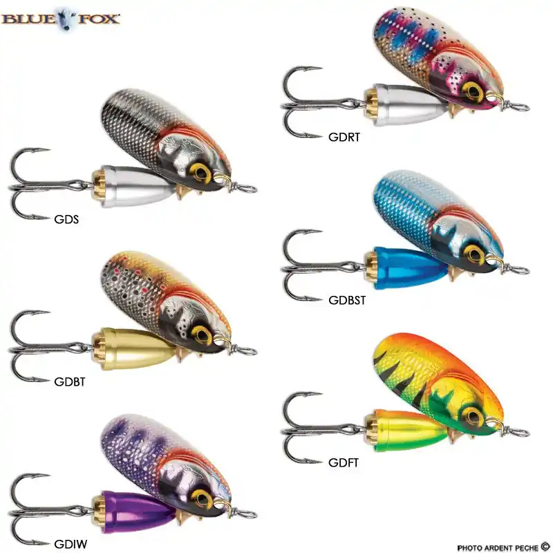 Réduction Cuiller tournante BLUE FOX Vibrax gilded