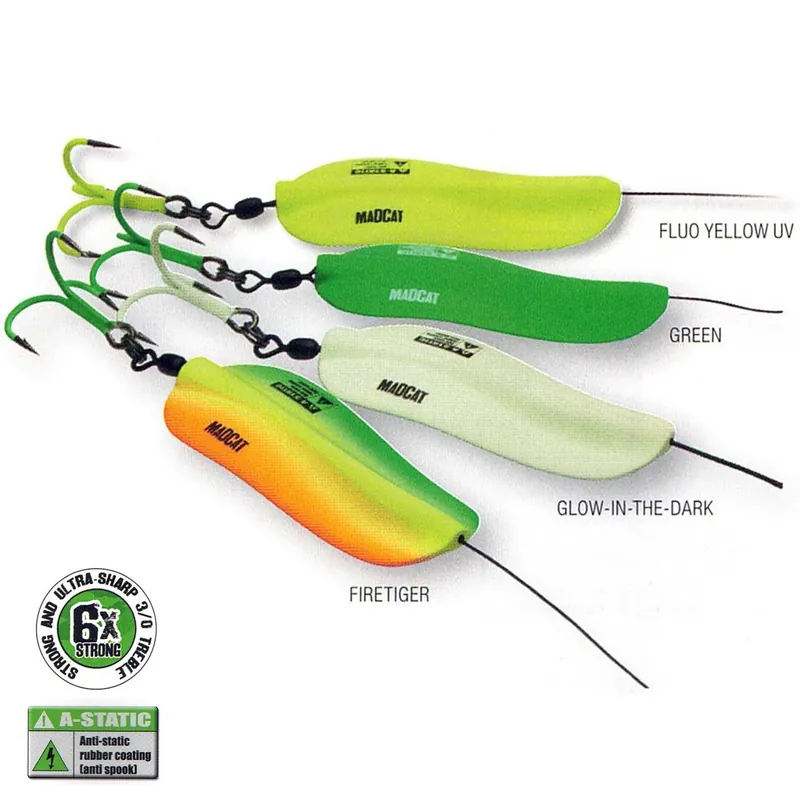 Nouvelle Collection Cuiller Ondulante A-Static Inline Spoon 125gr Madcat