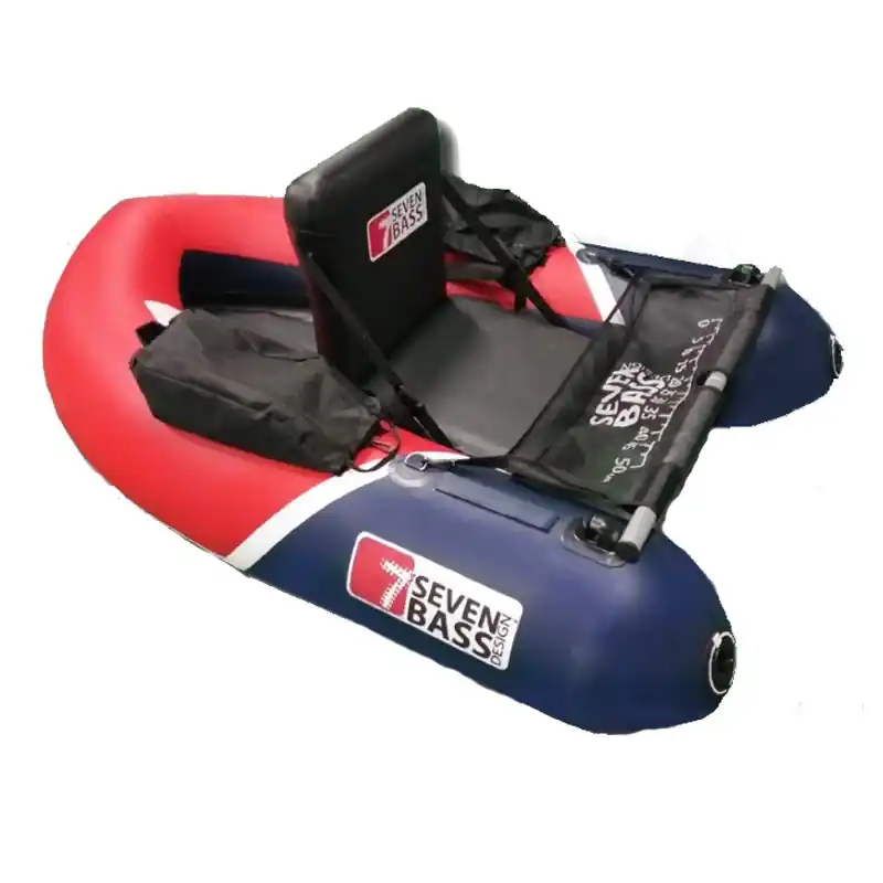 Satisfait Ou Remboursé Float Tube Hybrid Line brigad 160 Racing Bleu/Rouge Seven Bass