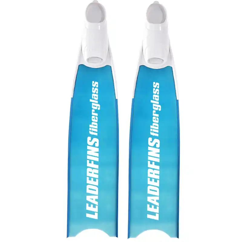 Meilleure Vente Palmes Leaderfins Blue Ice Fibre Blue