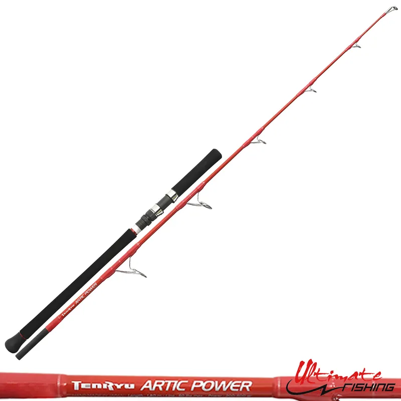 Canne Spinning Verticale Artic Power 1,80m 200-500gr Tenryu Populaire