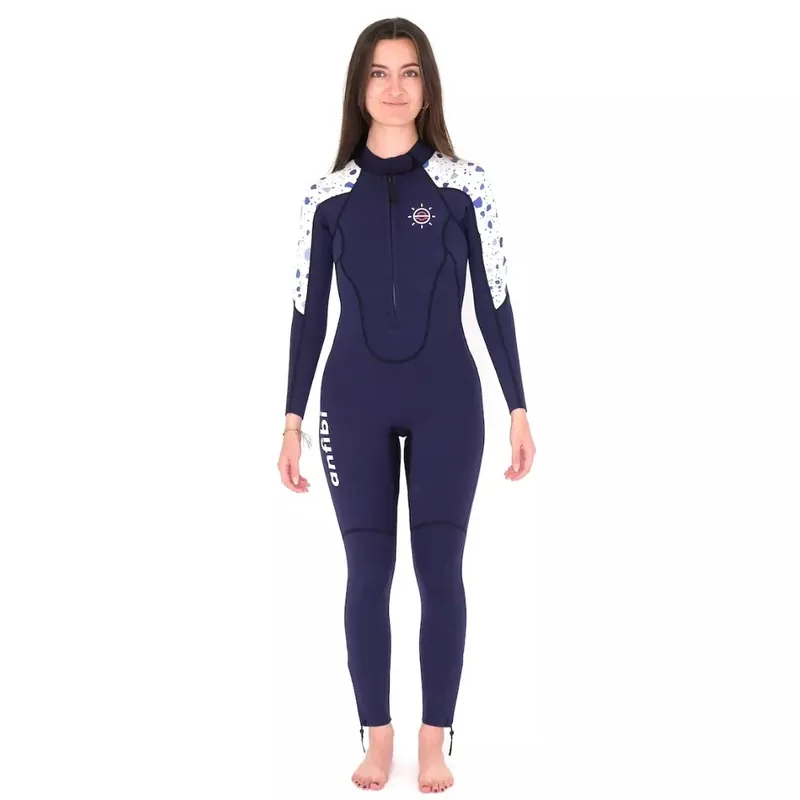 Combinaison longe cote Femme Anfibi by Mellow Sea Double Zip 3-2 mm Bon Marché