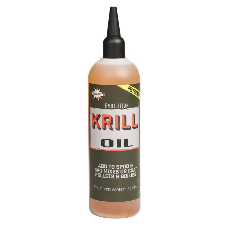 Authentique Booster Liquide Evolution Oil Krill 300ml Dynamite Baits