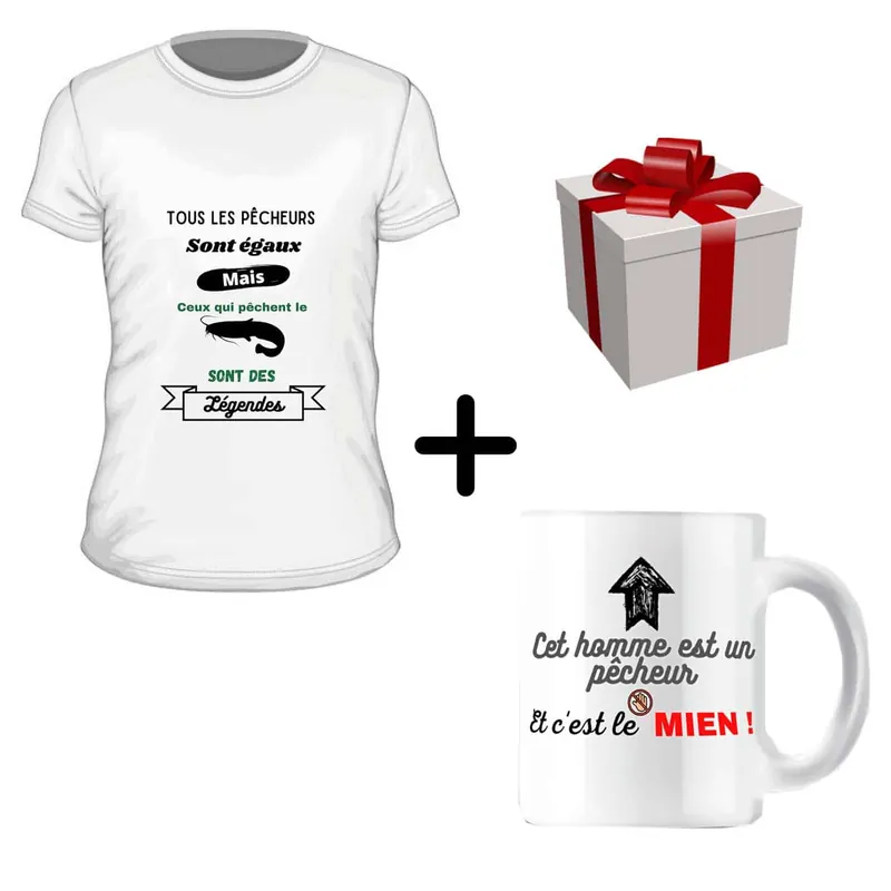 Authentique T-Shirt + Mug Humoristiques + Cadeau