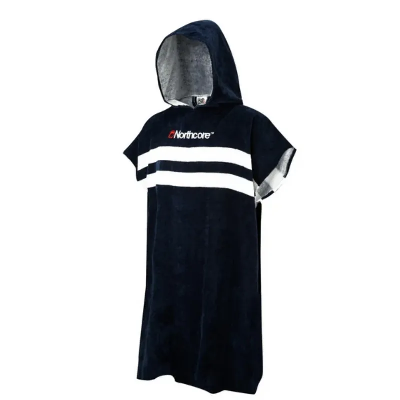 Poncho de bain Northcore Beach Basha Bleu à rayure Jusqu'à Épuisement Des Stocks