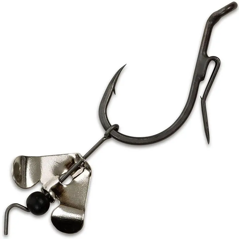 Soldes Hameçon Simple Buzzer-Hook DG 3pcs Black Cat
