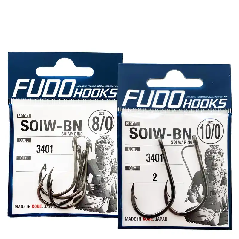 Commander Vite Hameçon Simple Japan SOIW-BN Fudo Hooks