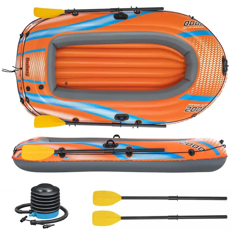 Promotion Saisonnière Pack bateau gonflable Bestway Kondor Elite 2000