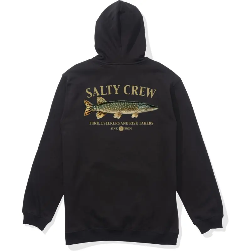 Achat Immédiat Sweat à capuche SALTY CREW Euro pike hood fleece Black