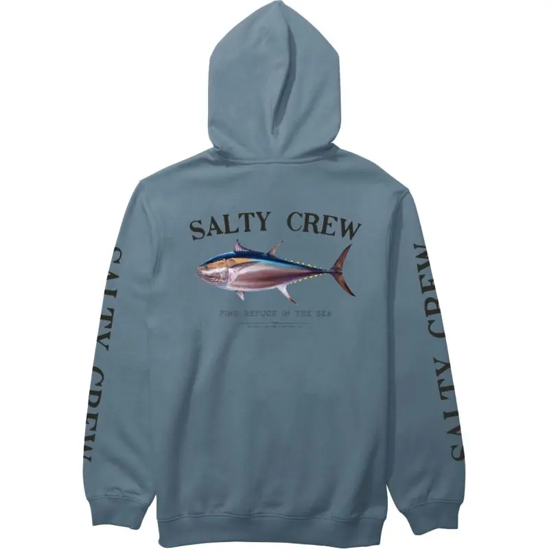 Bon Plan Sweat à capuche SALTY CREW Big blue hood fleece Slate
