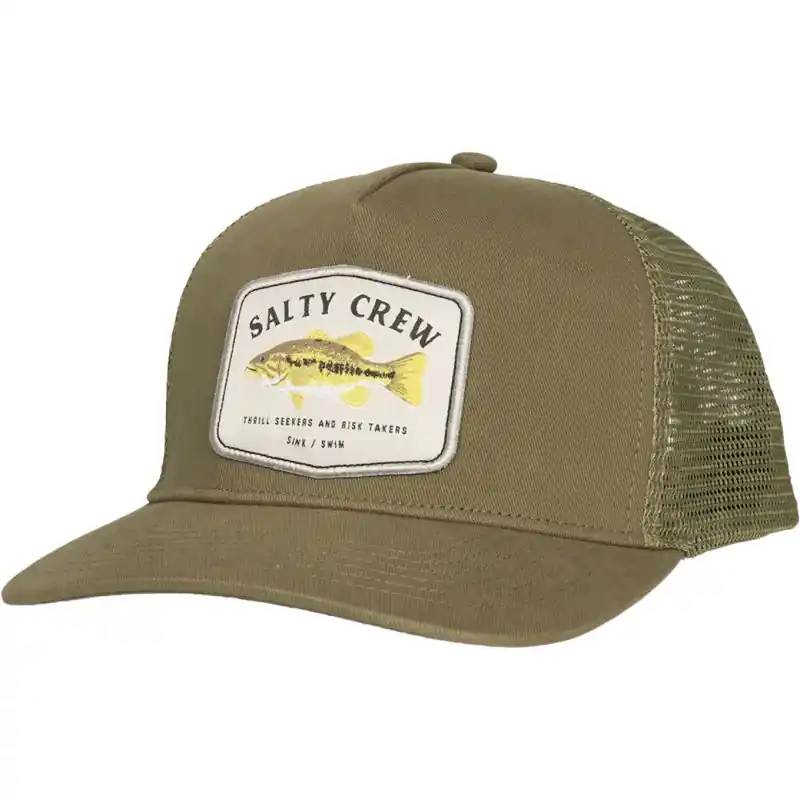Casquette SALTY CREW Bigmouth trucker Oil green Prix Choc