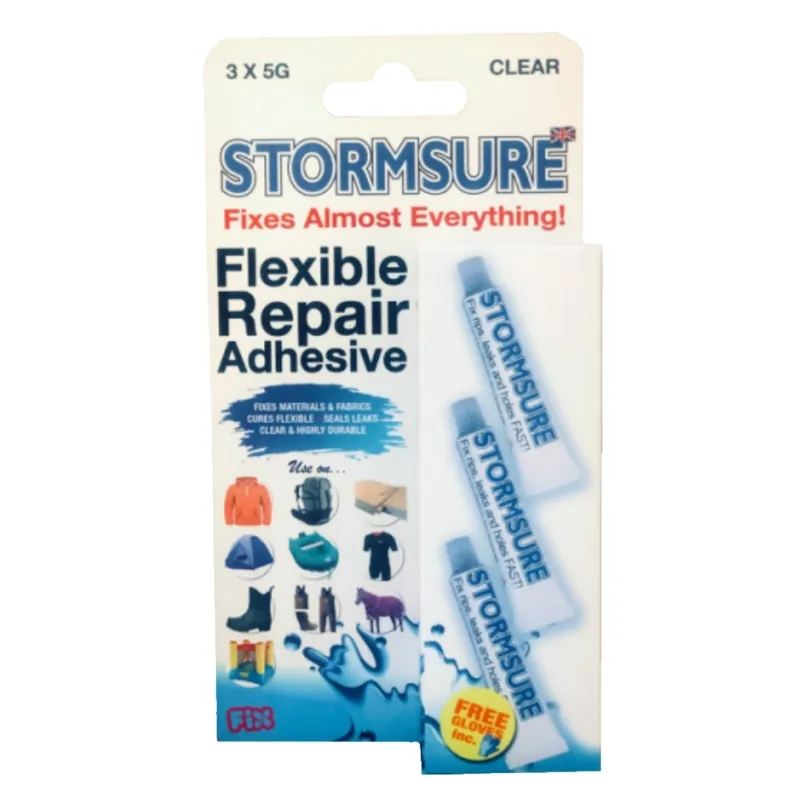 Réduction Colle néoprène Stormsure pour combinaison 3X 5g transparent