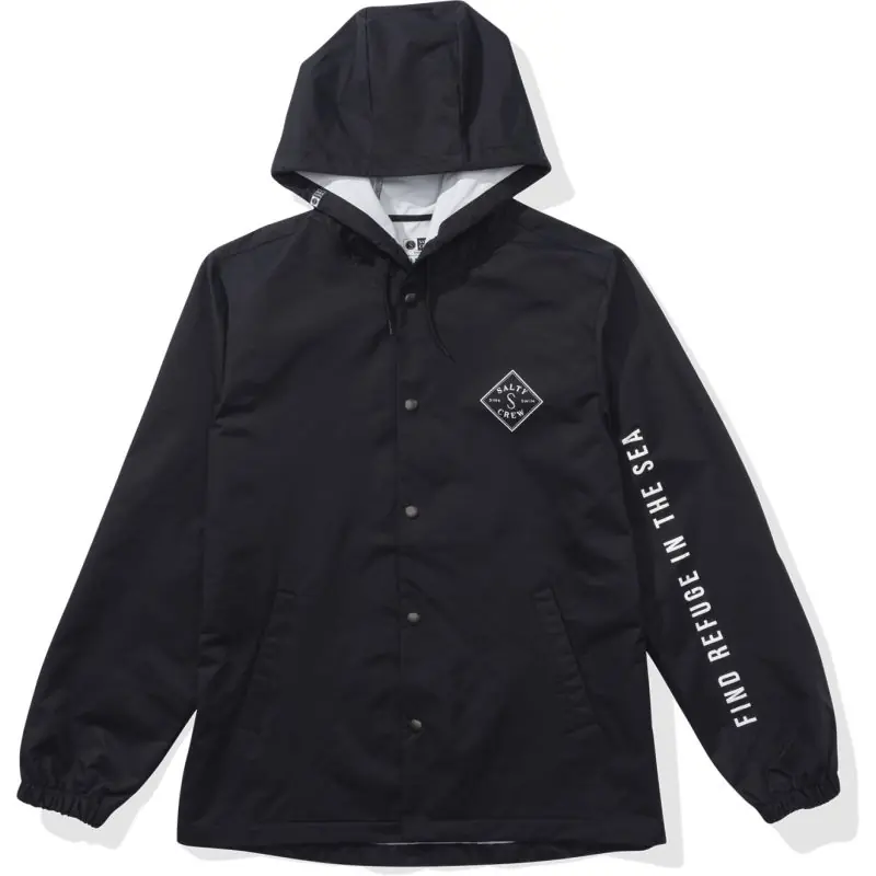 Veste SALTY CREW Tippet snap jacket Black Commander Vite