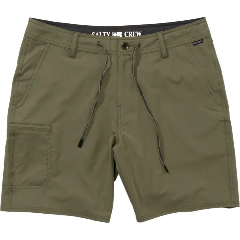 Expédié Aujourd&rsquo;hui Short SALTY CREW Transom tech short Dusty olive