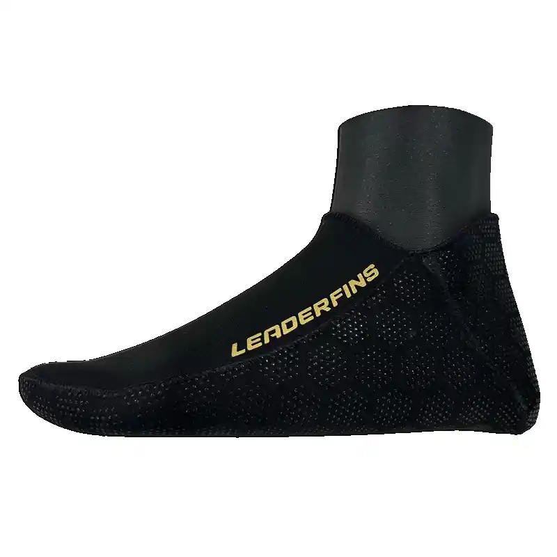 Acheter Direct Chaussettes Leaderfins Pro Black Short Socks 3mm