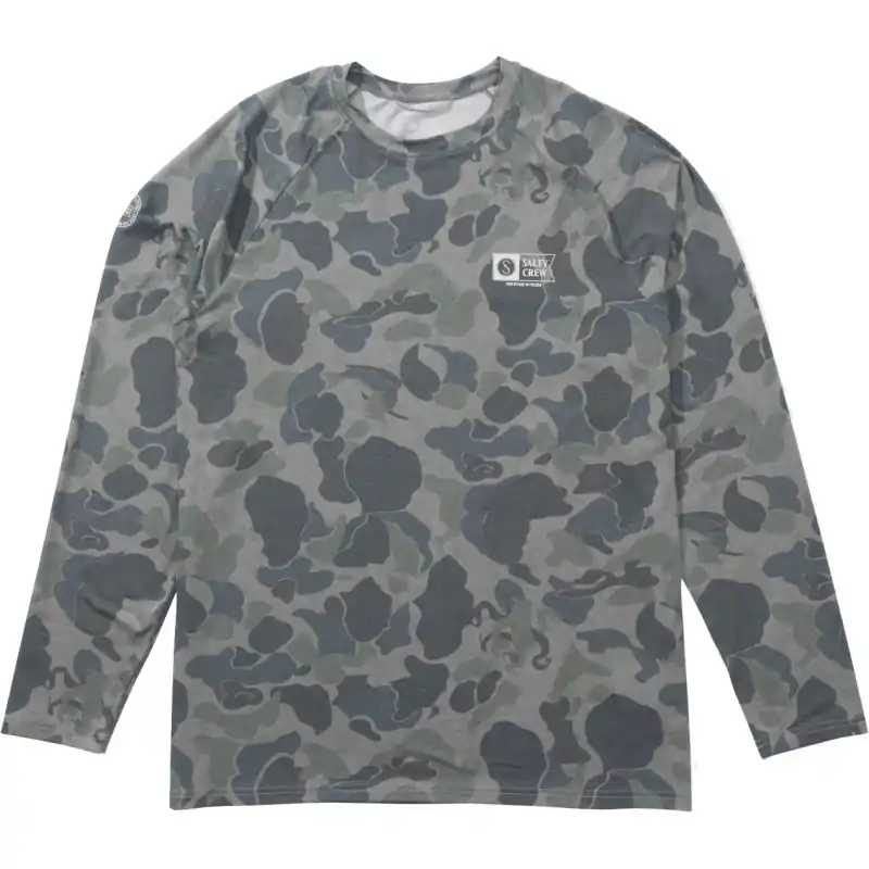 Tee shirt SALTY CREW Mariner lite UV LS Sand camo Offre Du Jour