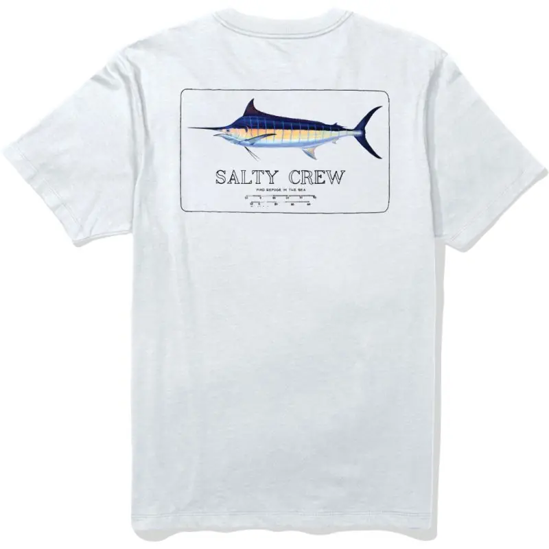 Vente Flash Tee shirt SALTY CREW Blue rogers SS tee White