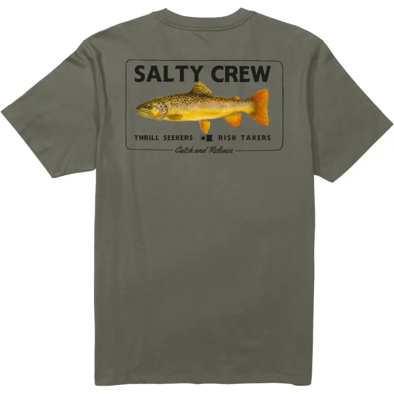 Petit Prix Tee shirt SALTY CREW Browny SS tee Dusty olive