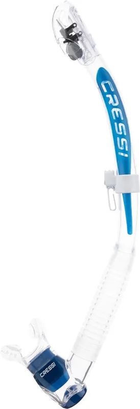 Acheter En Ligne Tuba Cressi Itaca Ultra Dry - Transparent/Bleu métal