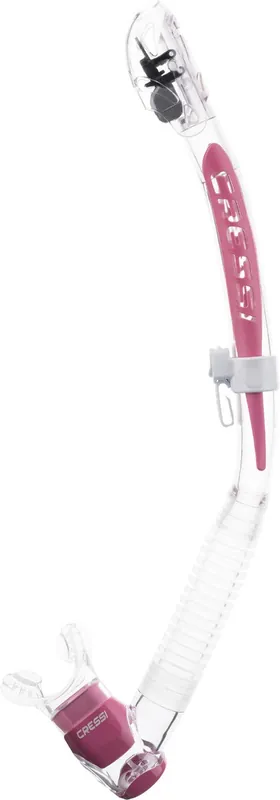 Tuba Cressi Itaca Ultra Dry - Transparent/Rose Jusqu'à Épuisement Des Stocks