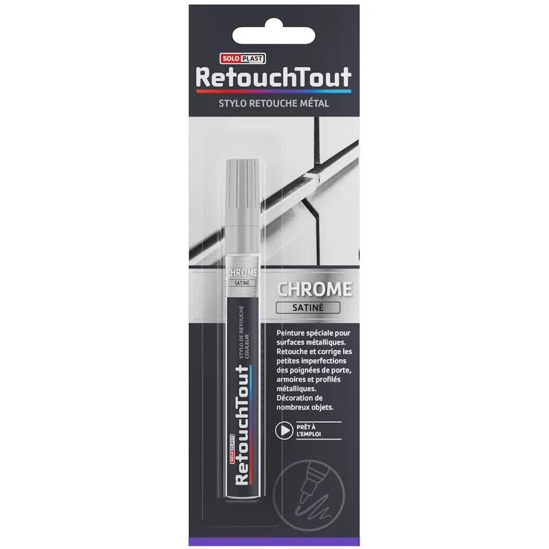 Stylo de retouche Yachtcare Retouchtout Chrome satiné Vente Directe