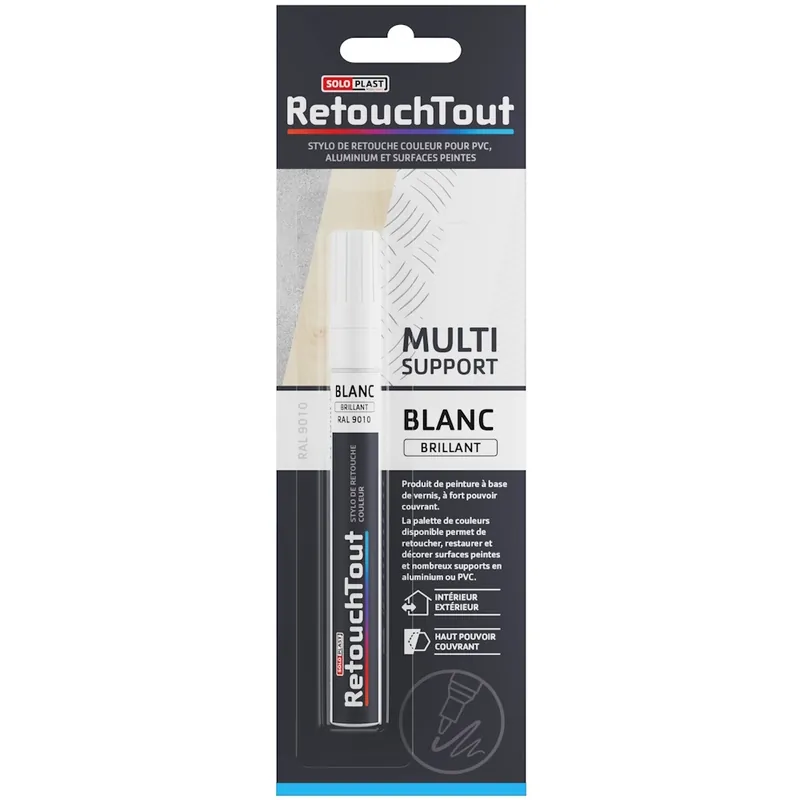 Commande En Gros Stylo de retouche Yachtcare Retouchtout Blanc Brillant RAL9010