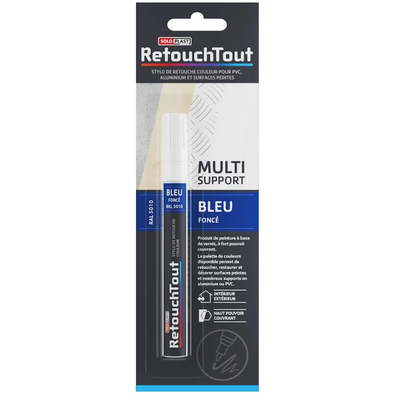 Nouvelle Collection Stylo de retouche Yachtcare Retouchtout Bleu Foncé RAL5010
