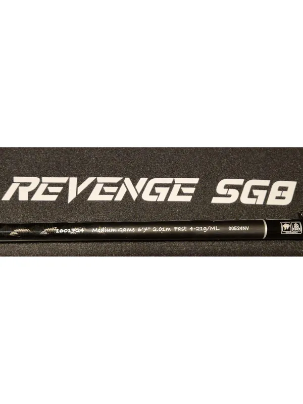 CANNE CASTING SAVAGE GEAR SG8 REVENGE MEDIUM GAME 2m01 Haute Qualité