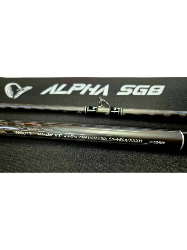 CANNE CASTING SAVAGE GEAR SG8 ALPHA MONSTER 2m65 90/450g Expédition Rapide