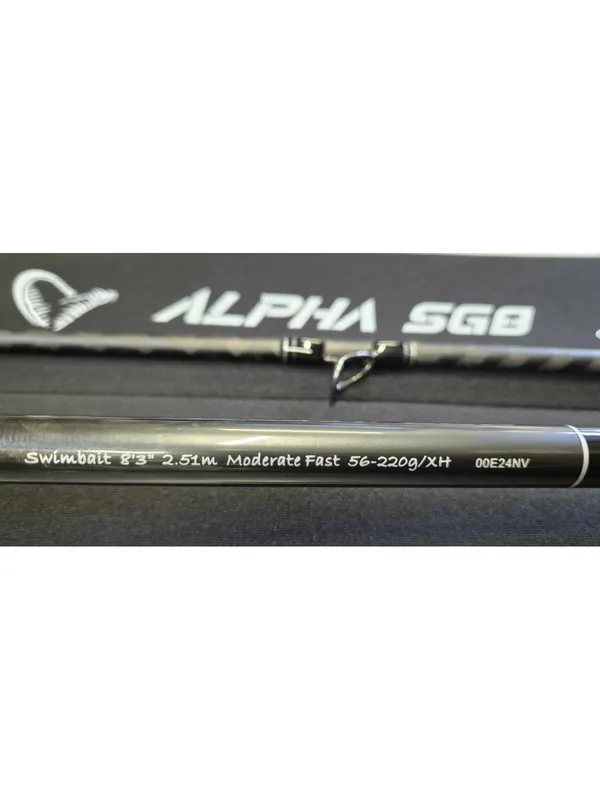 Satisfait Ou Remboursé CANNE CASTING SAVAGE GEAR SG8 ALPHA MONSTER 2m46 42/140g