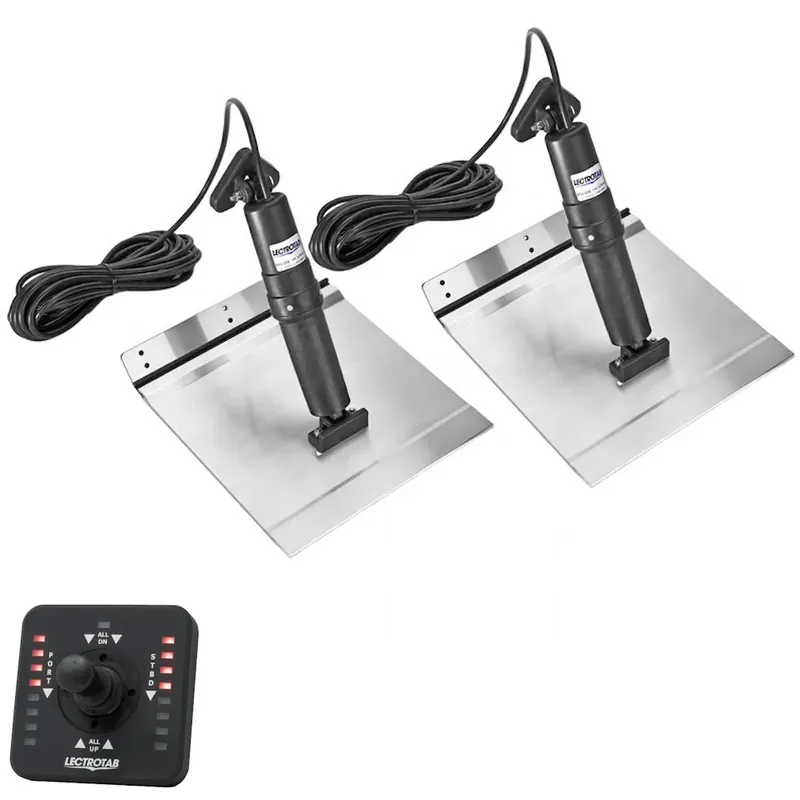 Kit flaps Lectrolab 305X610 mm pelles aluminium avec commutateur Joystick LED 12V Vente Flash