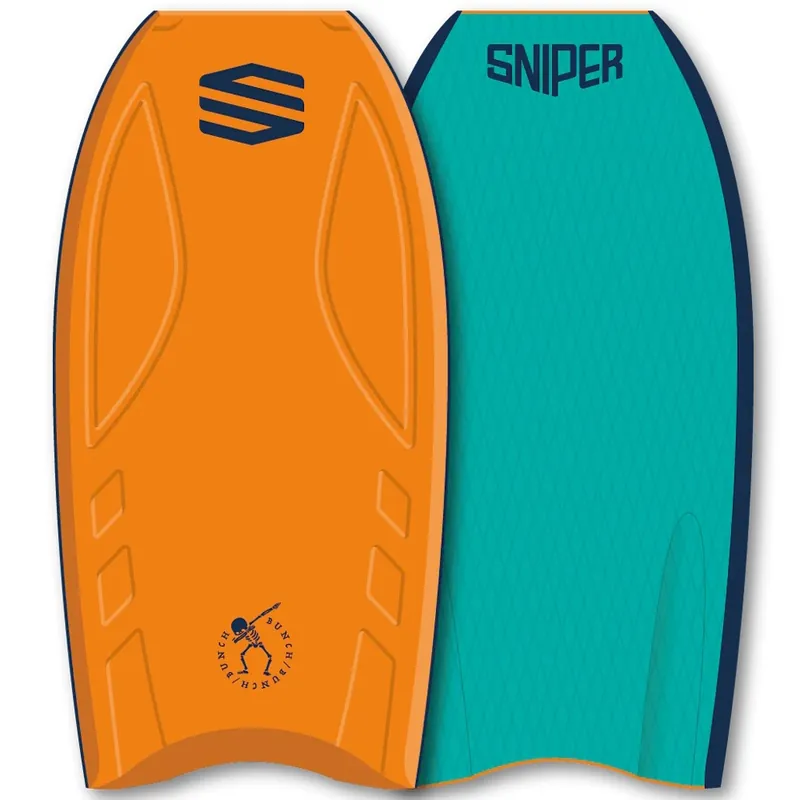 Bodyboard Sniper Bunch II Orange/Teal 42.5 Offre Limitée