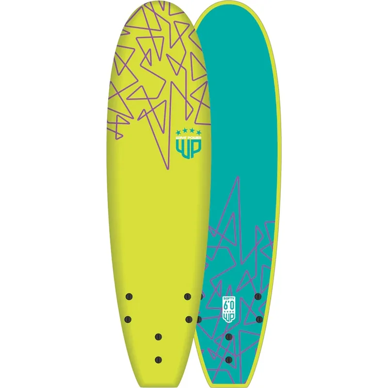 Acheter En Ligne Planche de surf en mousse Wave Power Softy Lime/Teal 6‘0