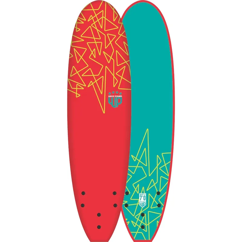 Bon Plan Planche de surf en mousse Wave Power Softy Red/Teal 7‘0