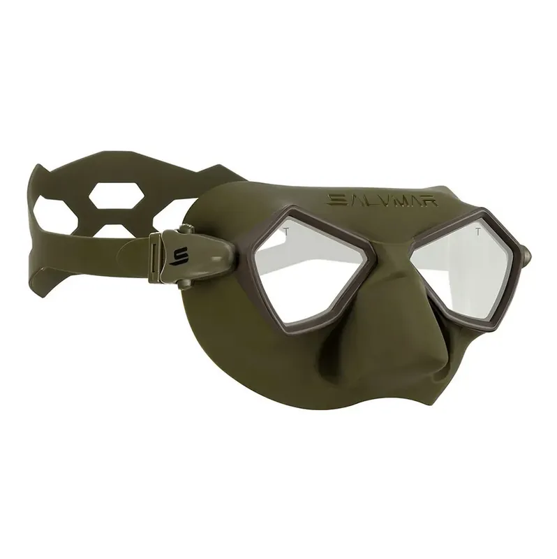 Masque de chasse sous marine Salvimar Mimic Olive Prix Cassé