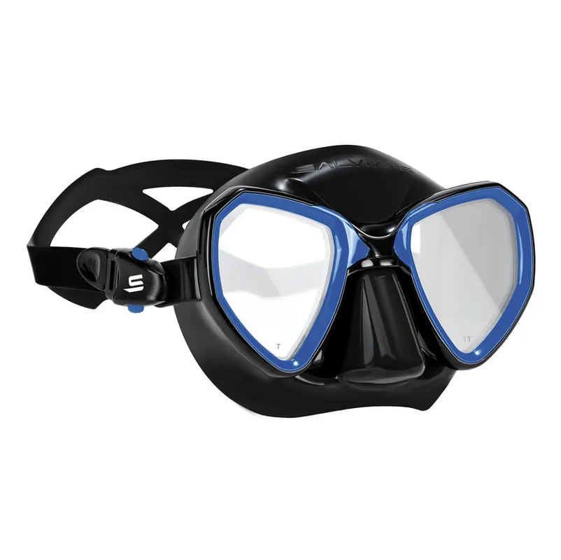 Masque de chasse sous marine Salvimar Morpheus - Noir/Bleu Meilleur Choix