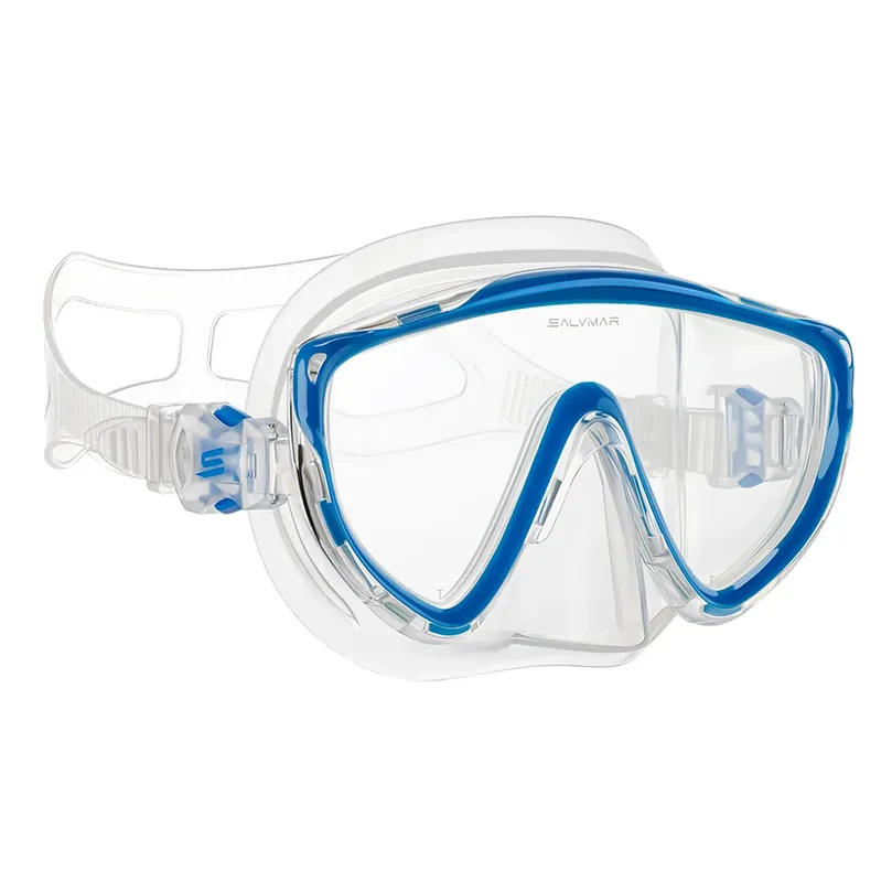 Masque de snorkeling Salvimar Coral - Bleu Paiement Sécurisé