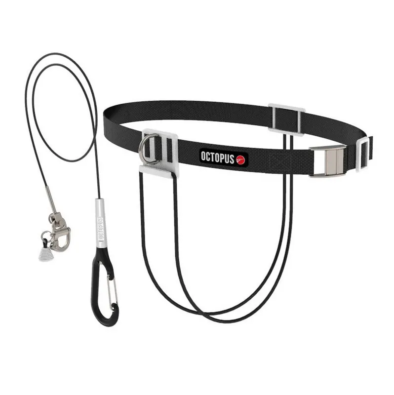 Réduction Ceinture Lanyard CNF Octopus Freediving Longe d‘apnée Blanc