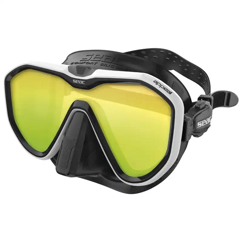 Meilleur Prix Masque de plongée Seac Sub Appeal Noir/Blanc - Mirroir
