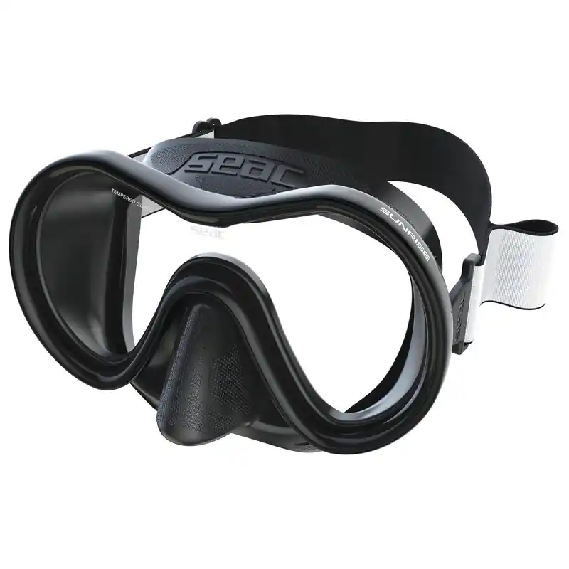 Prix Réduit Masque de plongée Seac Sub Sunrise Noir