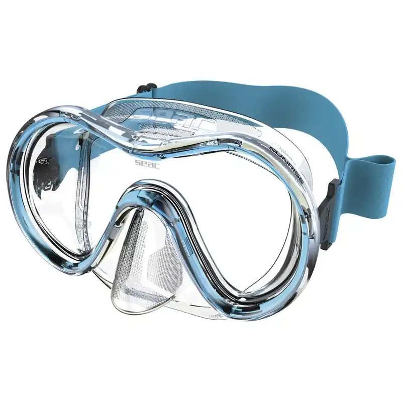 Pas Cher Masque de plongée Seac Sub Sunrise Turquoise