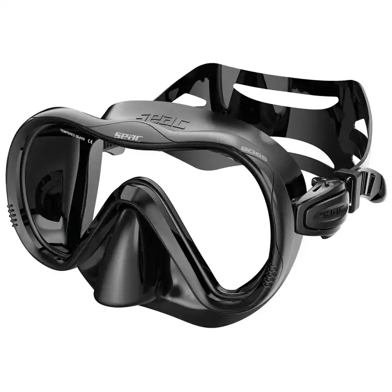 Vente Flash Masque de plongée Seac Sub Boss Noir/Argent