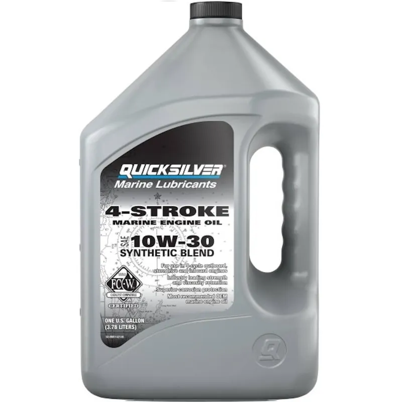 Vente Flash Huile moteur 4 Temps Quicksilver synthetique FCW 10W30 4L